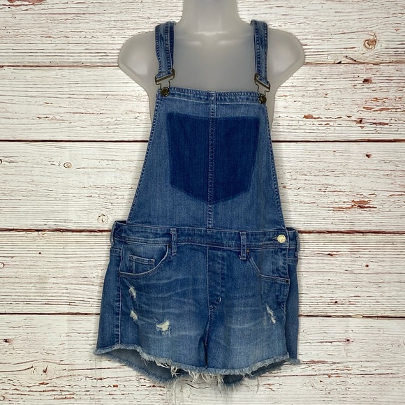 Blank NYC Denim Shortalls in Bunch of Fives Sz 31 - Picture 12 of 16